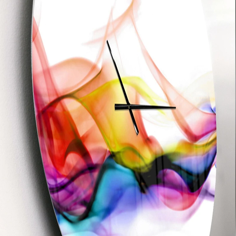 Designart Fumée abstraite horloge murale