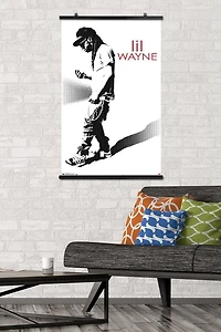 Lil Wayne - Hustle Wall Poster, 14.725" x 22.375" Framed