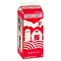 Lait homogénéisé 3,25 % Northumberland 2L