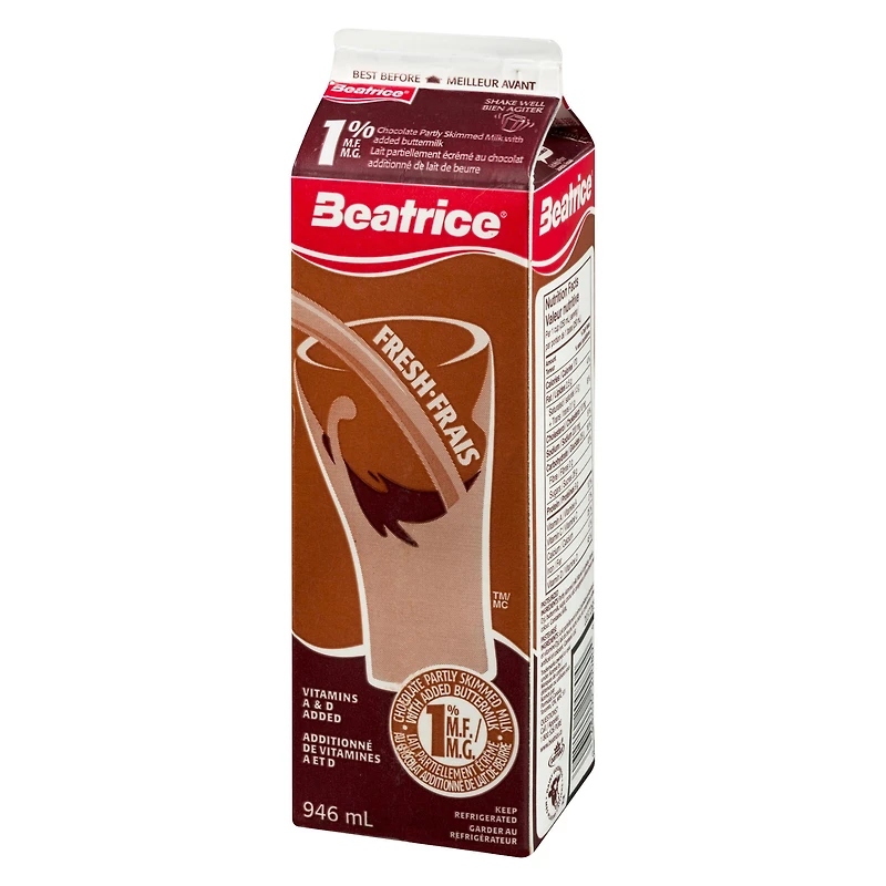 lait au chocolat beatrice 946ML