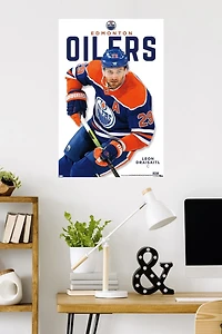 NHL Edmonton Oilers - Leon Draisaitl Feature Series 24 Wall Poster, 22.375" x 34"