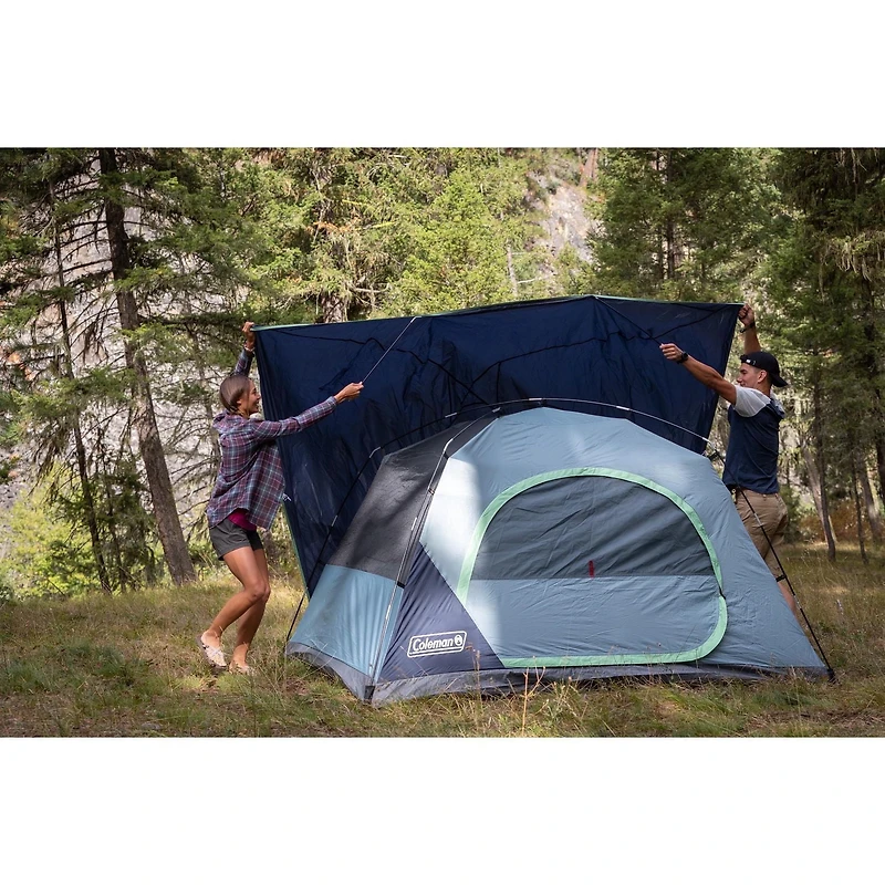 Coleman 4 Personnes Skydome Tente de Camping, Bleu