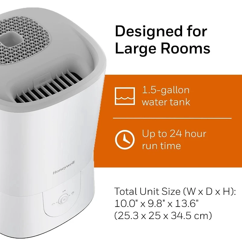 Honeywell HWM440WC Humidificateur à vapeur tiède