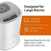 Honeywell HWM440WC Humidificateur à vapeur tiède