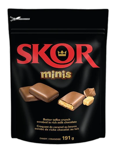 SKOR Minis Candy, 191g, SKOR Minis Candy