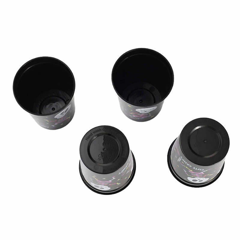 4PK TUMBLERS-SKELETO