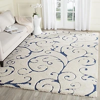 SAFAVIEH Florida Douglas Floral Vines Shag Area Rug
