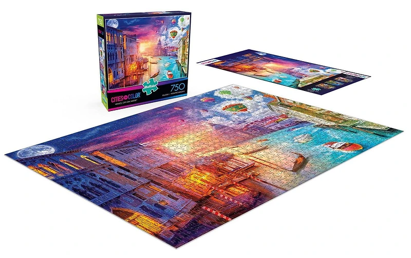 Buffalo Games - Le puzzle Cities in Color - Venice, City on Water - en 750 pièces
