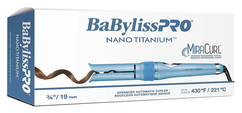 Nano-Titanium MiraCurl® 3/4" Advanced Automatic Curler