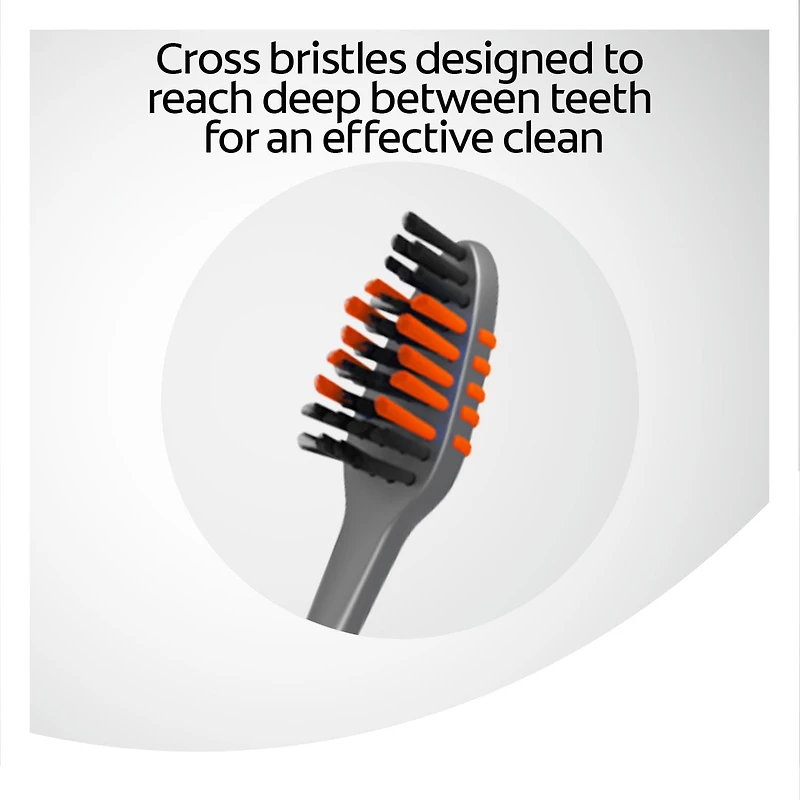 Colgate Zig Zag Charcoal Toothbrush, Adult Soft Toothbrushes, 6 Pack