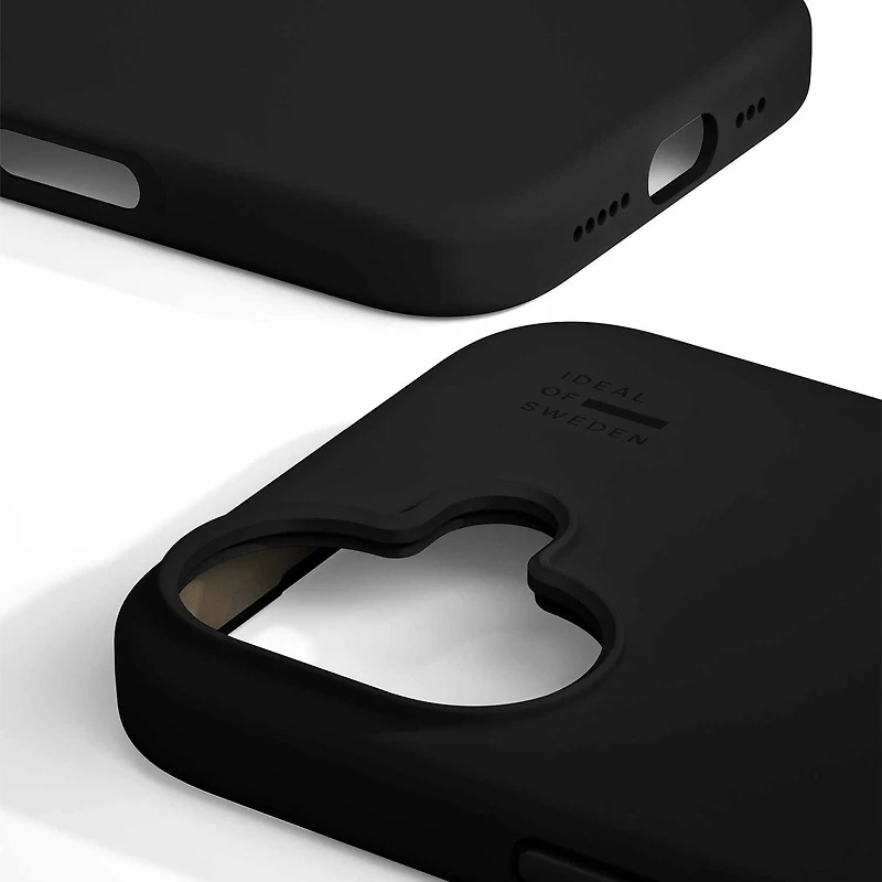 Ideal of Sweden Étui Silicone MagSafe Noir pour iPhone 17 Pro