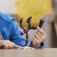 Marvel Spider-Man Bend and Flex  - Figurine flexible Miles Morales de 15 cm, incluant accessoire