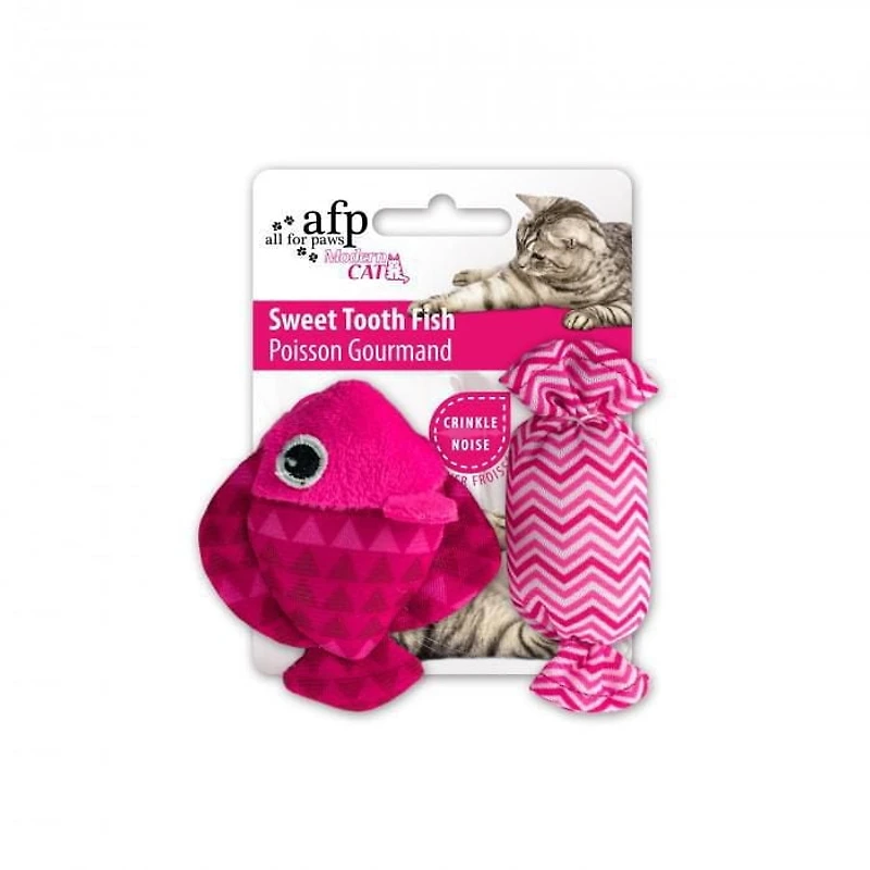 All for Paws Modern Cat Sweet Tooth Fish, Assorted