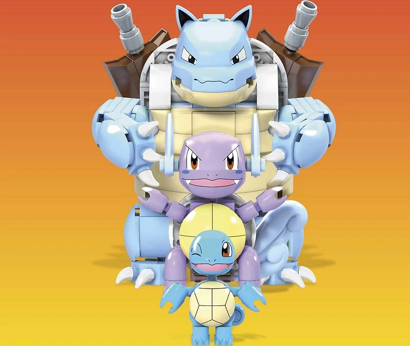 Mega Pokemon Squirtle Evolution Set