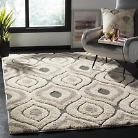 Safavieh Florida Declan Geometric Swirls Shag Area Rug