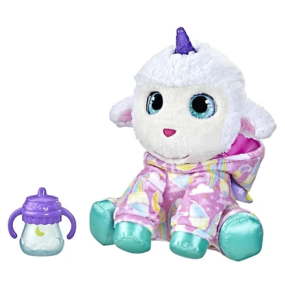 furReal Fuzzalots Puppy and Monkey Color Change Interactive Feeding Toy, Lights and Sounds, Ages 4 and up