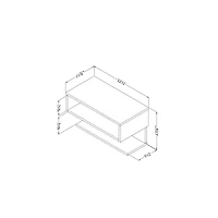 South Shore, Sazena collection, Floating Nightstand