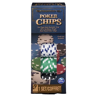 Cardinal Games Traditions - 100-Piece Poker Chip Set