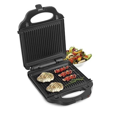 Salton XL 4-in-1 Panini Press, Grill, Sandwich & Waffle Maker, SM2001