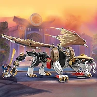 LEGO NINJAGO Egalt the Master Dragon Action Figure, Hero Toy Battle Set with 5 Ninja Minifigures for Group or Independent Play, Dragon Toy Gift Idea for Boys and Girls Ages 8 and Up, 71809, Includes 532 Pieces, Ages 8+