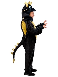 Costume Tout-Confort de Dragon Noir pour Enfants par Rubies, Unisexe