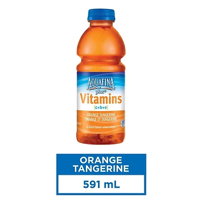 Aquafina Plus+ Vitamins Orange Tangerine 591 mL, Bottle, 591 mL
