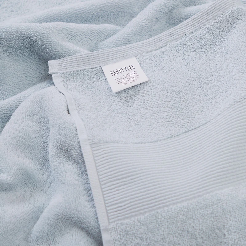 Fabstyles Lot de 12 serviettes pour le visage de qualité supérieure, gant de toilette doux et absorbant pour un usage quotidien, 35,6 x 35,6 cm, serviettes de luxe en coton