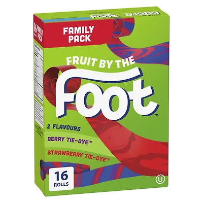 Betty Crocker™ Fruit by the Foot™ 2 Flavours  Strawberry Tie-Dye™ / Berry Tie-Dye™, 340 g