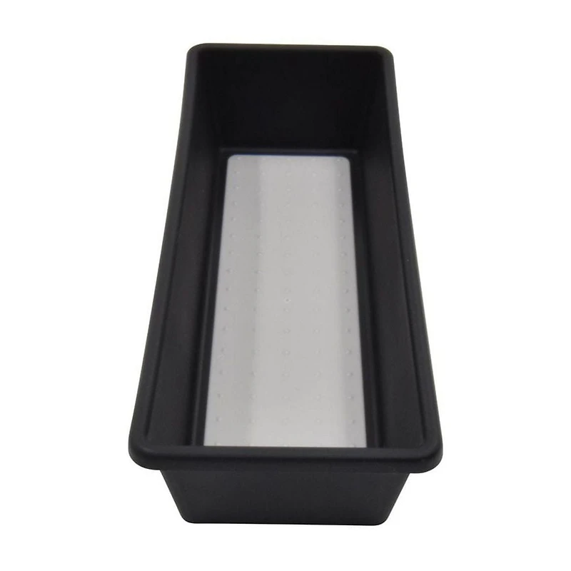 Organiseur de tiroir antidérapant en plastique noir Mainstays, 3,75" x 9,75", pour gadgets de cuisine, 1 pièce ORGANISATEUR NOIR 3,75" x 9,75"