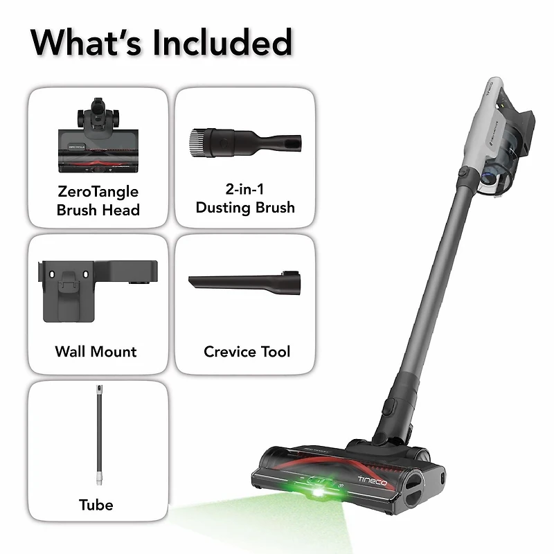 Tineco GO Pet Pro Cordless Stick Vacuum with ZeroTangle Brush Technology