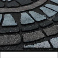 Mohawk Home Compass Stone Grey 1'11" X 2'11" Door Mat