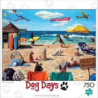 Buffalo Games - Dog Days - Ruff Summer - 750 Piece Jigsaw Puzzle