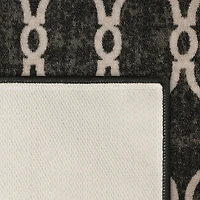18"x30" Decorative Sharaya Mat, 18"x30" Decorative Sharaya Grey Printed Doormat
