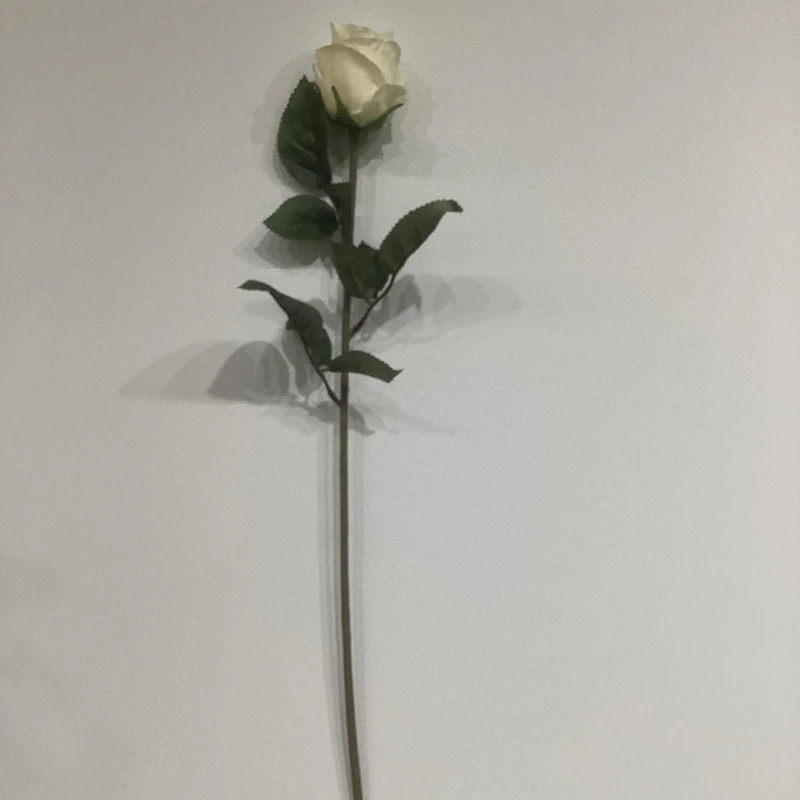 ROSE BUD WHITE, ARTIFICIAL FLOWERS