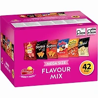 Frito-Lay Flavour Mix Snacks Variety Pack 42 bags, 1,116 g.