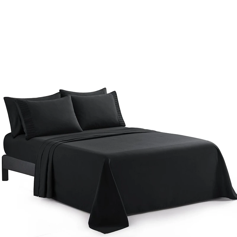 Marina Decoration Ultra Soft Silky Deep Pocket Solid Rayon from Bamboo Bedding All Season Sheet Set
