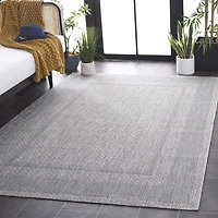 SAFAVIEH Beach House Joakim Bordered Indoor/Outdoor Area Rug