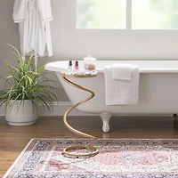 Julienne Drink Table, Grey Agate