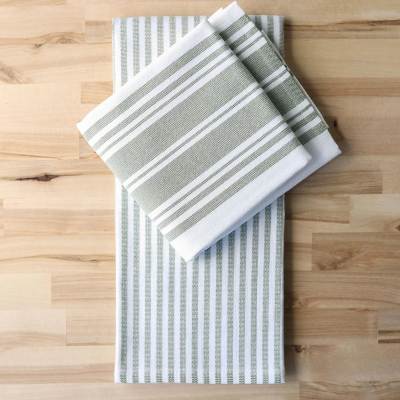 Better Homes & Gardens Lot de 2 torchons de cuisine tissés à plat