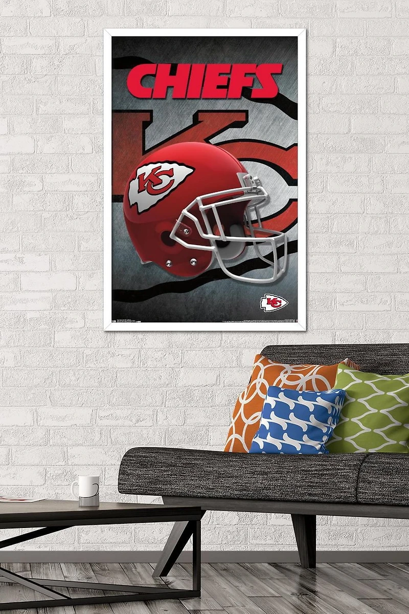 NFL Kansas City Chiefs - Helmet 16 Wall Poster, 22.375" x 34"
