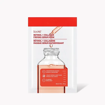 Soo'AE MASQUE SÉRUM RAFERMISSANT RÉTINOL + COLLAGÈNE Volume - net 0,7 oz. / 20 g