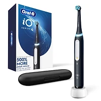 Oral-B iO Series 4 Brosse à Dents Électrique avec Tête de Brosse, Rechargeable, Noire