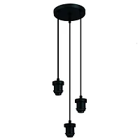 Westinghouse Lighting 3-Light Flat Pendant Kit -Matte Black