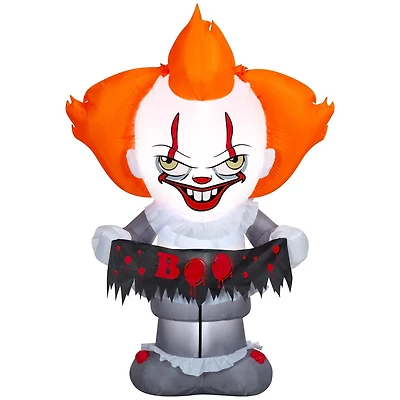 Pennywise à air comprimé avec bannière Welcome To Derry MD WB (WMCA)