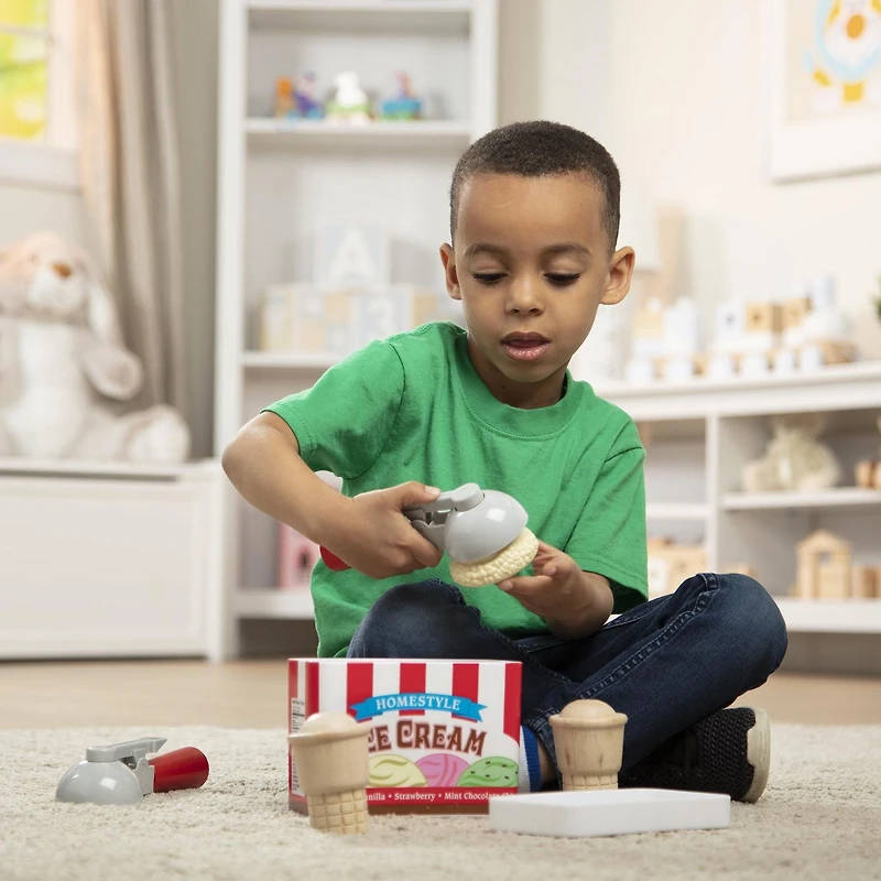 Melissa & Doug Cône de crème glacée Jeu de simulation magetic