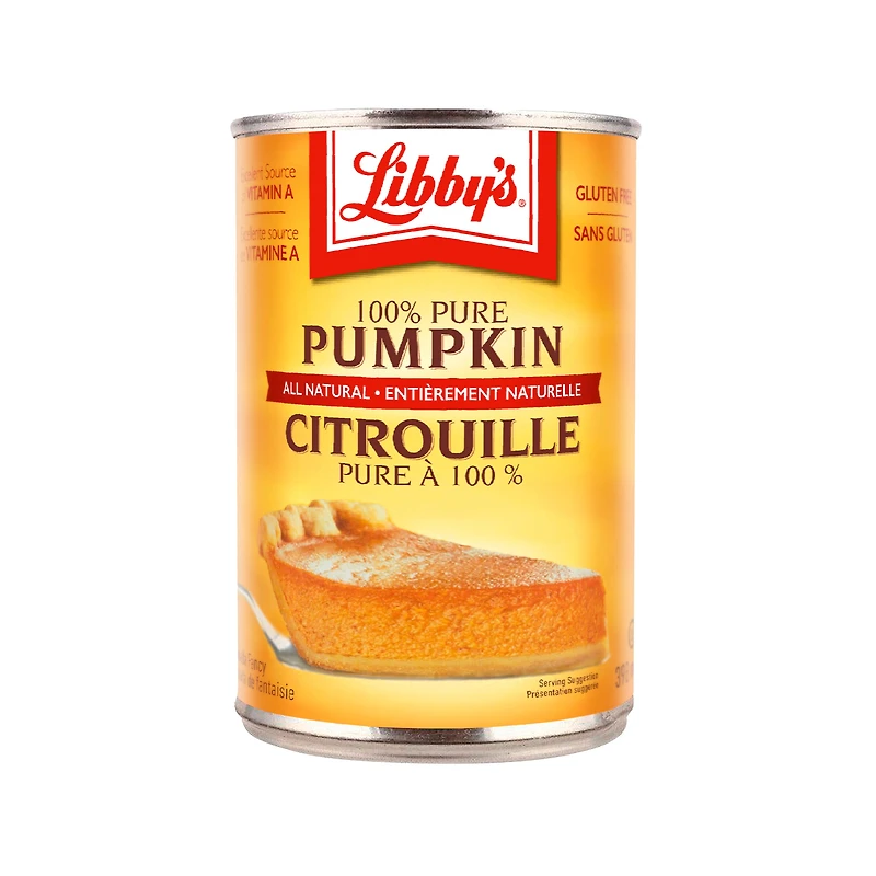 LIBBY'S 100% PURE PUMPKIN, 398ml