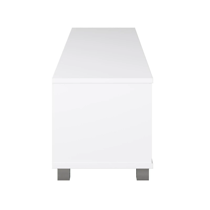 CorLiving Hollywood Modern TV Stand with Open Adjustable Shelves for Most TVs up to 85 inch