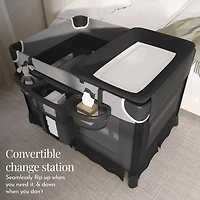 Parc pour bébé Evolur Cozy Cove Deluxe, noir