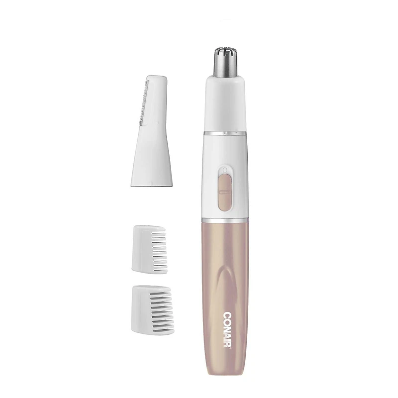 Conair for Her Ladies Grooming Lithium Powered Nose and Brow Trimmer, Ladies pen trimmer