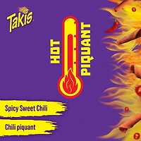 Croustilles de tortilla roulées Takis au chili piquant du dragon